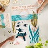 Lantern Press Anna Maria Island, Florida, Turtles on Beach, Respect