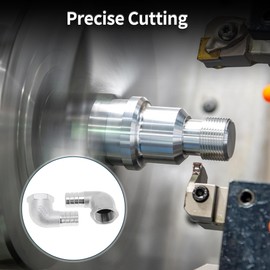 TUCKBOLD 304 Stainless Steel Hose Barb Fittings 25/32" OD 3/4" BSPT 90 Degree Elbow Connector for Air Water Oil Gas Fuel 2 Pcs Silver Tone