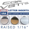 Advanced Trims CHROME 1/16 RAISED LETTERS FOR C5 CORVETTE 97-2004