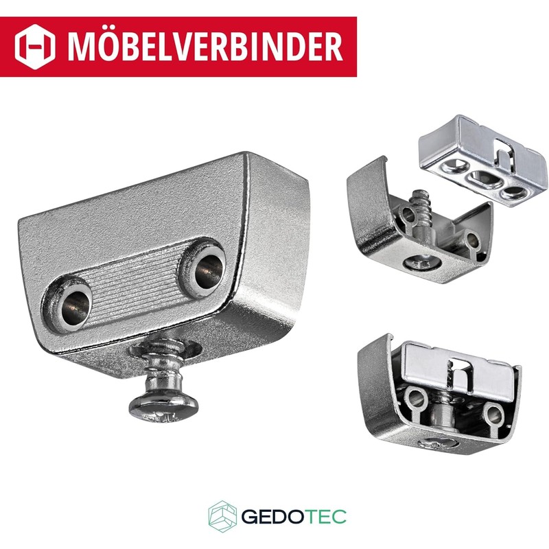 Gedotec Modesty Furniture Cabinets Cupboard Connectors Zip Steel Body |