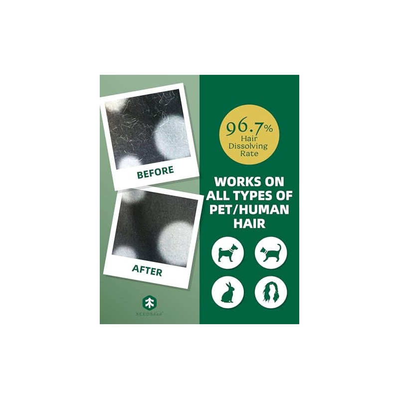 Pet Hair Dissolver For Washing Machine Cleaner, Hair Dissolving Laundry