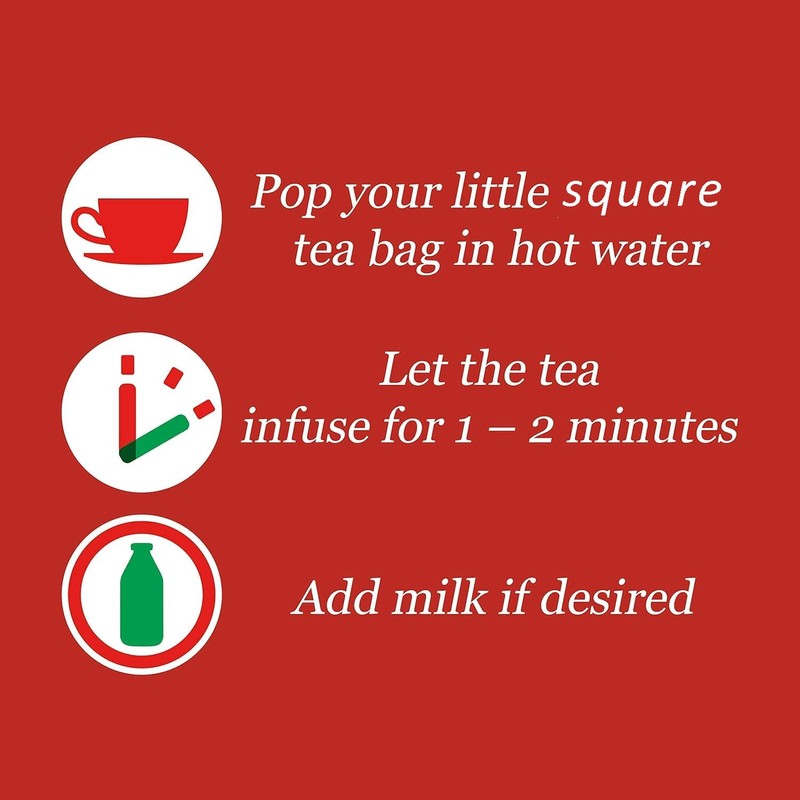 PG Tips 80 Non-Pyramid Teabags Box (Pack of 6)