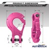 AUTMATCH Winch Hook 3/8" - Clevis Slip Hook with Safety