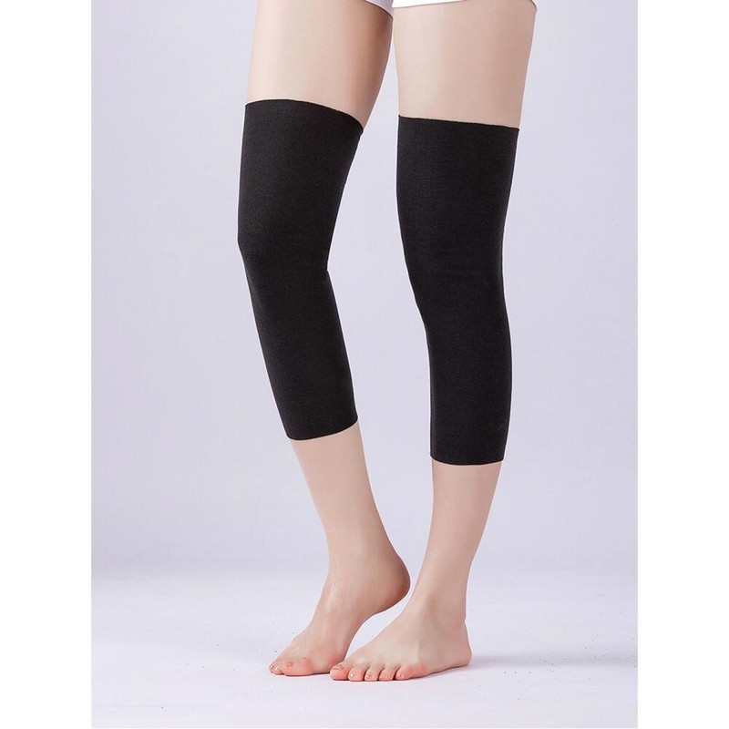 따뜻하게 늙고 추운 다리를 무릎소매 다리 남극순면 포근한 유지해주는 가을