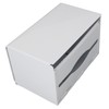 Toilet Paper Holder with Shelf Space Aluminum Waterproof Wall Mounted