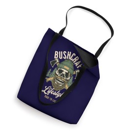 Bushcraft Outdoor Survival, Bearded Skull, Woodsman Gear Tote Bag