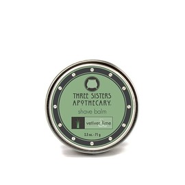Three Sisters Apothecary 2.5 oz. Shave Balm (Vetiver and Lime)
