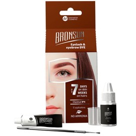 Bronsun Eyebrow Dye LONG LASTING UP TO 7 DAYS (No4: Chestnunt)