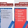 XFasten Professional Blue Painters Tape, Multi-Use, 3 Inches x 60