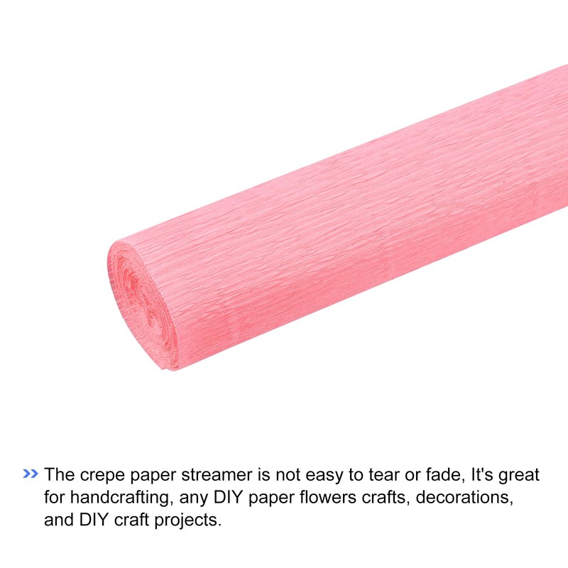 sourcing map Crepe Paper Roll 6.9ft Long 20 Inch Wide