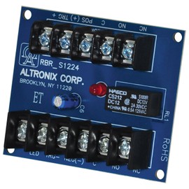 Altronix RBR1224 Electronic Toggle/Ratchet Relay,12VDC to 24VDC