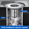 1.25"-2.6" Shower Drain Hair Catcher, Magnetic Floor Drain Stopper(1 Pack)