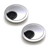 Dioxide Pack of 2 Metal Cable Grommets 60 mm Cable