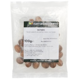 JustIngredients Essentials Nutmeg, 100 g