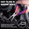 WORKPRO Electrical Disconnect Pliers, 8-inch Automotive Electrical Connector Pliers with