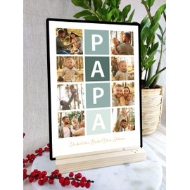 Elbeffekt Father's Day Gift Dad Photo Wooden Picture - Dad, Father's Day Gift, Gift Idea Father's Day, Cool Father's Day Gift, Dad Gift Idea, Dad Gifts, Gifts Father's Day, Dad, Photo Gift