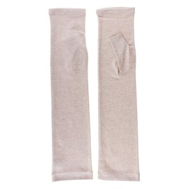 GlovesDEPO Organic Cotton UV Gloves, Fingerless Semi-Long Type, Luoyang Dye, Mother's Day, Gift, Present, Arm Cover, Cute, Fashionable, Ancient Purple