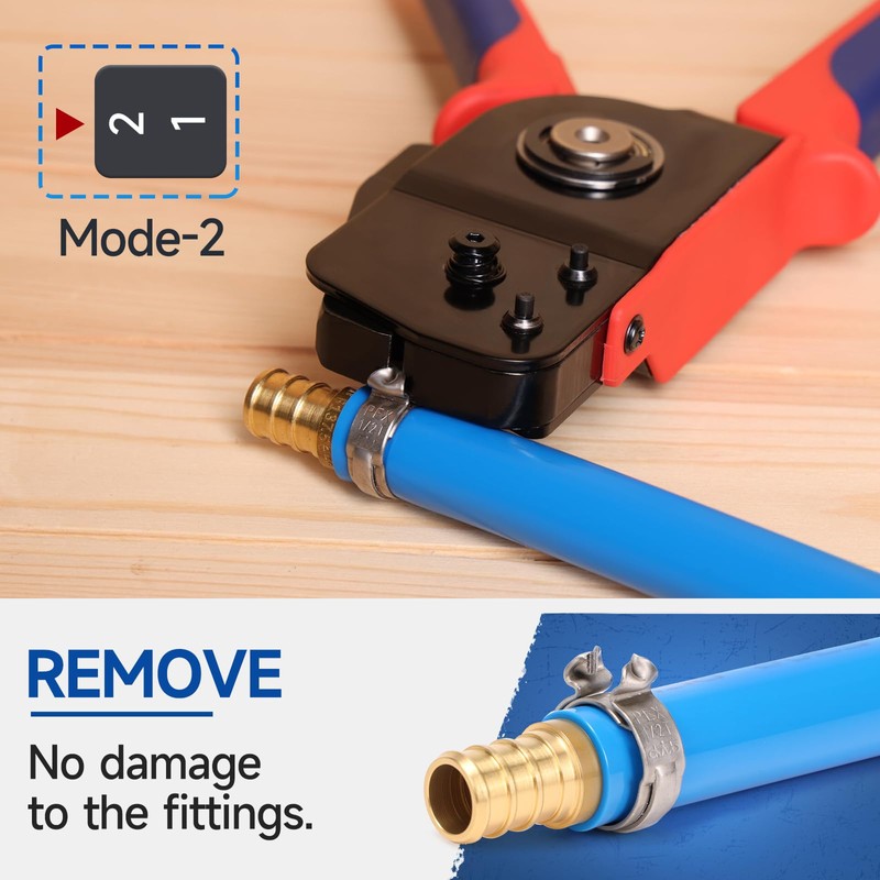 iCrimp One-Hand PEX Pipe Cinch Tool meets ASTM F2098 Standard