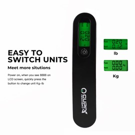 Digital Bow Scale,110 lbs High Precision Archery Bow Scale (Black)