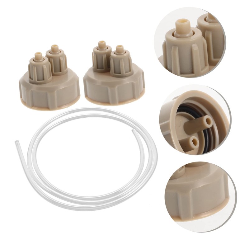 BESPORTBLE DIY Co2 Generator Bottle Caps for Aquarium Fish Tank