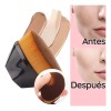 Brocha Facial Kabuki Plana Maquillaje Base Corrector Polvo
