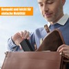 WUISOLQP Glasses Case PU Leather Magnetic Closure Glasses Case Hard