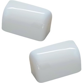 Oxford White Mirror Cover Caps for 2008-2024 Ford F250 F350 F450, Super Duty Towing Truck Accessories (08-16 Super Duty Oxford White)