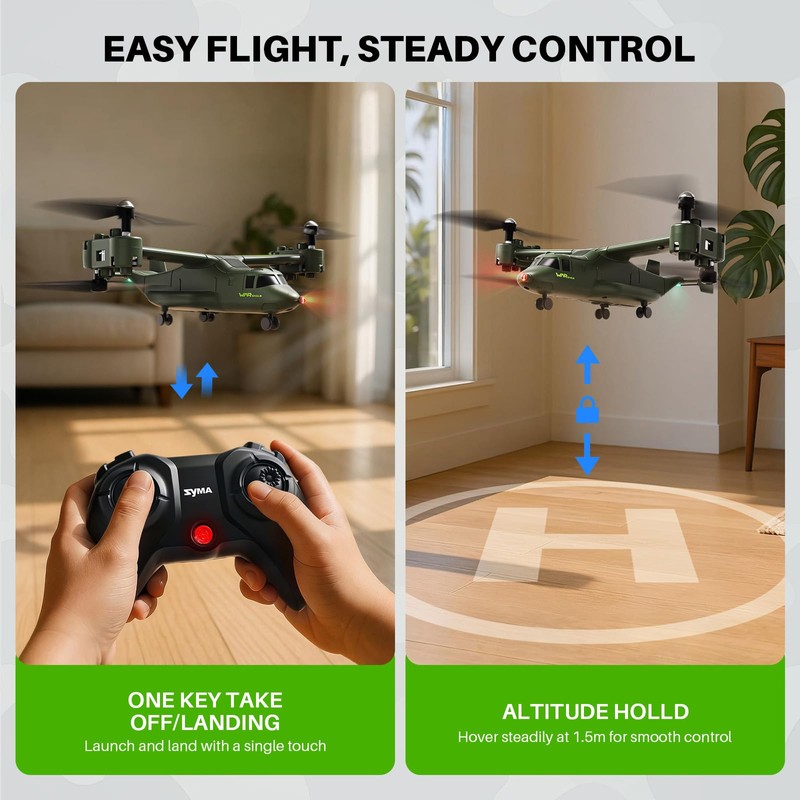 SYMA X550 Military RC Helicopter, 4 Channel Remote Control Helicopter