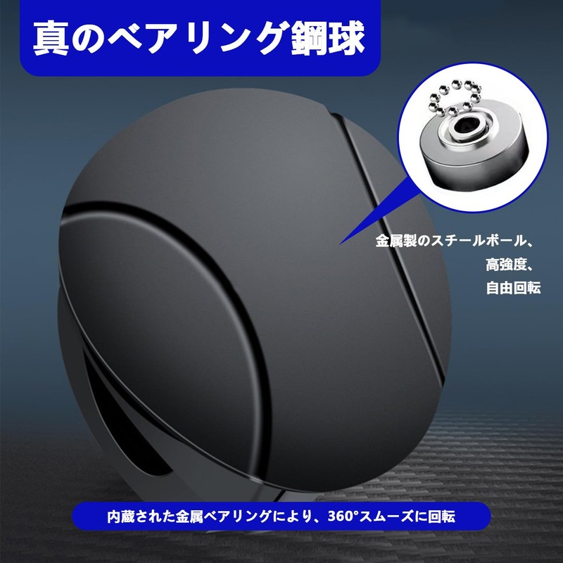 Steering Wheel Spinner (2024 Improved Model) Bearing Construction, 360 Degree