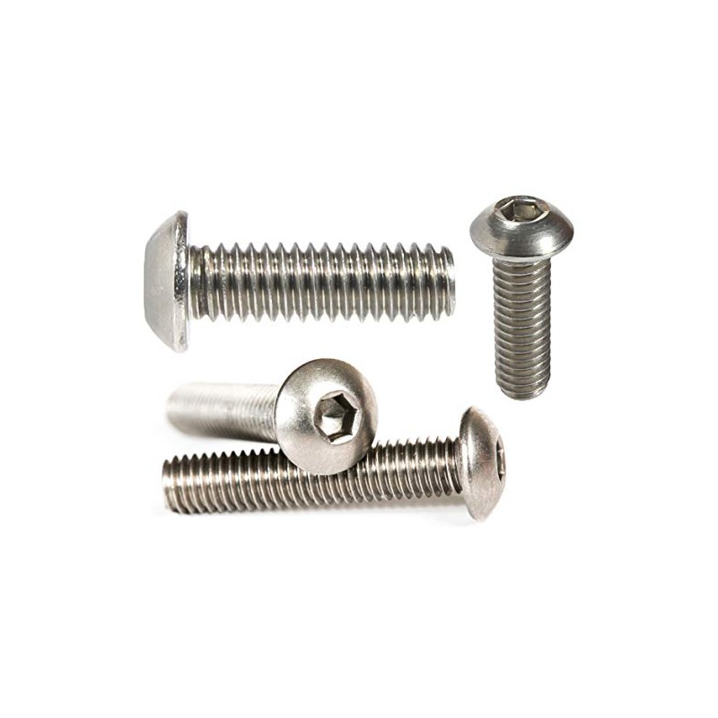 M6 (6mm x 40mm) Button Head Screws Allen Socket Bolts