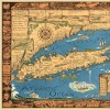 Homeroots 20" X 30" Vintage 1933 Map Of Long Island