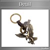 Buzz Selection AC357 Key Ring, Key Ring, Leather, Charm, Miscellaneous
