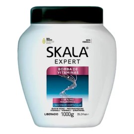 Mascara Capilar Brasil Bomba Con Ácido Hialurónico 1000 G Skala