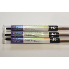 Andrew Mack / Von Dago "Pro-Series" Kafka PROFESSIONAL Sign Painting Lettering 3 Brush SET #8 #10 #12 - PRO'S THAT KNOW
