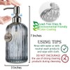 JASAI 18 Oz Vertical Stripes Kitchen Soap Dispenser with 304