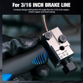 VexNook Brake Line Flaring Device for DIN Flares, Flaring Device, Brake Line, Car Set with High-Quality Metal Construction for Precise Flare Flares, Suitable for Hydraulic Car Brake Systems