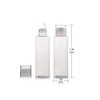 6PCS 100ml 3.4oz Empty Portable Refillable Plastic Bottle Vial Travel