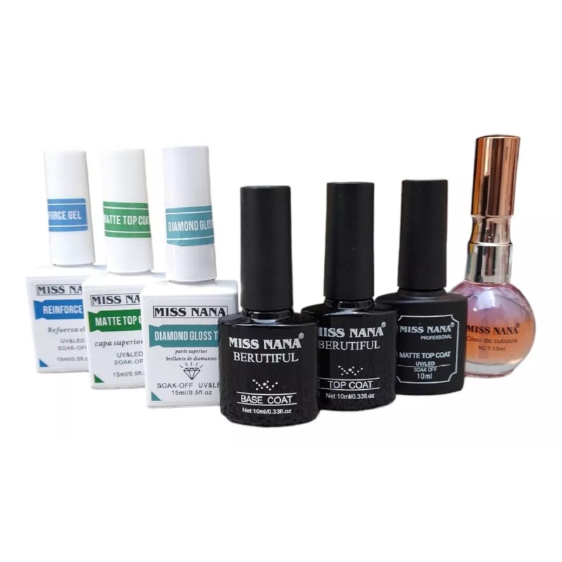 Miss Nana Kit De 2 Base Miss Nana, Top, Matte,