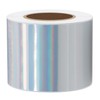 Hybsk Holographic Silver Thermal Sticker Rainbow Thermal Labels for Shipping,