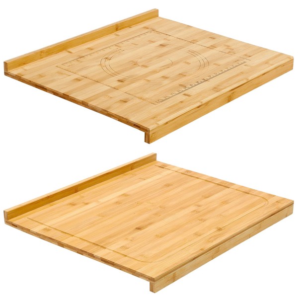 Vesici Reversible Pastry Board with Lip for Rolling Dough Large