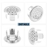3 Pack Bathroom Sink Overflow Trim Ring, Electroplating Chrome Overflow