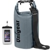 Unigear - Bolsa seca impermeable, flotante y ligera para kayak,