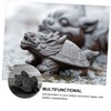 STOBAZA 3 Pcs Cute Dragon Turtle Shaped Adornment Ceramic Desktop
