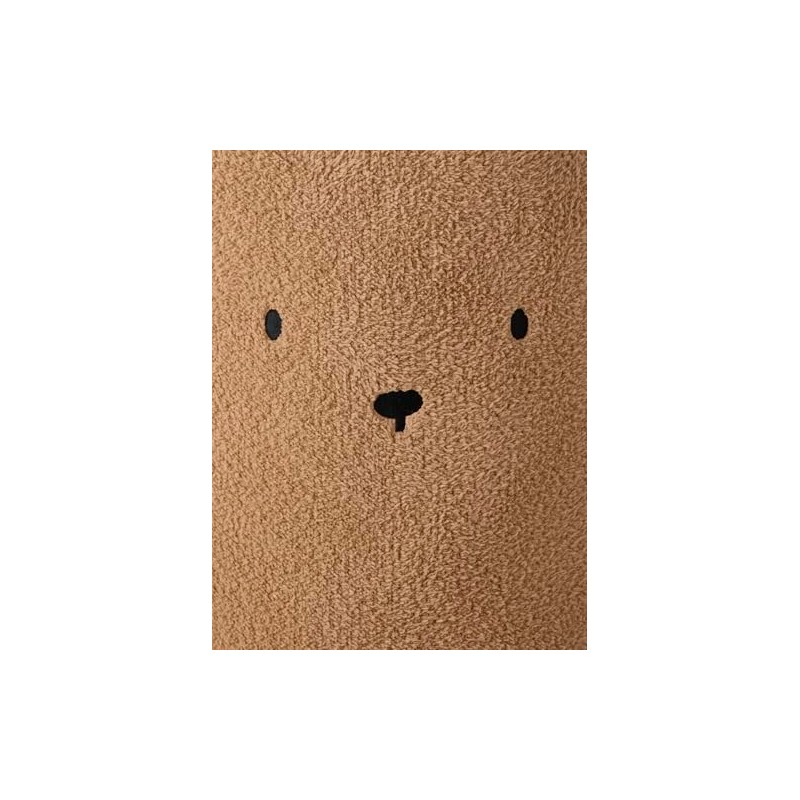 VERTBAUDET Children's Room XL Storage Basket Bear Teddy Fleece Brown