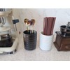 TOPYOKK Stoneware Coffee Bar Utensil Holder Tea & Coffee Spoon