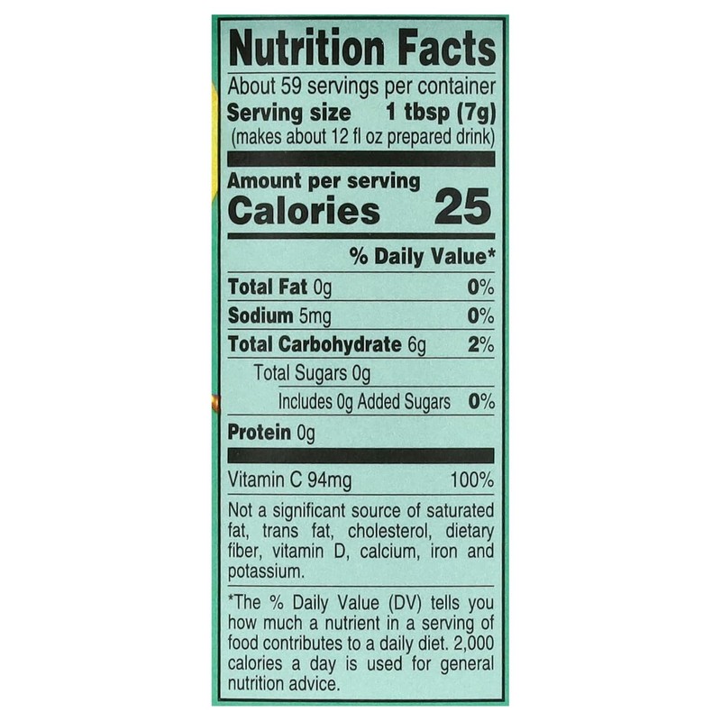 4C Zero Sugar Powdered Drink Mix Cannisters, Green Tea 3