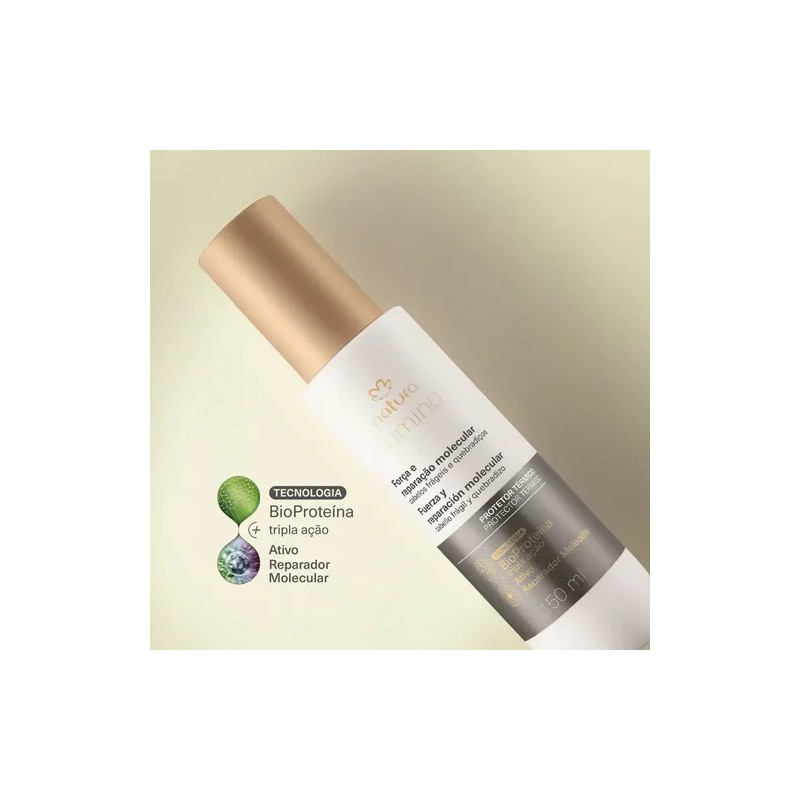 Protector Térmico Para Cabellos Débiles Natura Lumina - 150ml