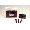 Dental Elastic Orthodontic Ligature Ties Bands Kit Dark Red /1040