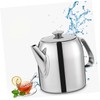 ABOOFAN Stainless Steel Teapot with Modern Design Kettle for Loose