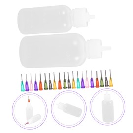 1 Set Pottery Glaze Bottles with Fine Tip Needle Bottle Squeeze Bottle Plastic